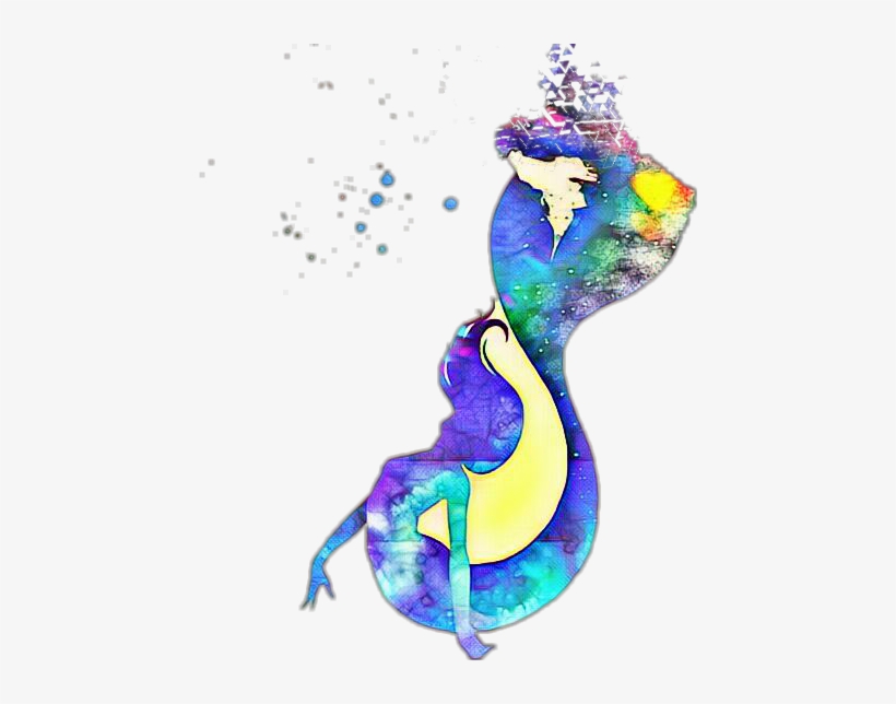 Report Abuse - Galaxy Mermaid, transparent png