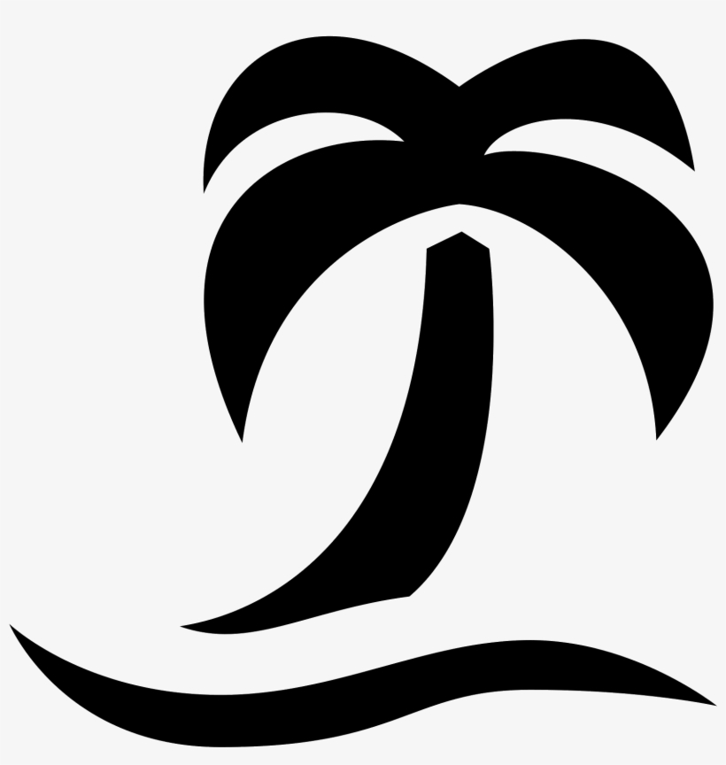 Icona Beach - Beach Black And White Icon, transparent png