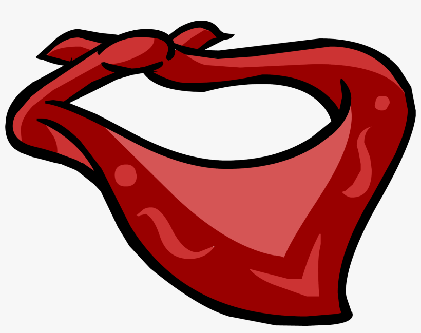 Red Bandana Clothing Icon Id 192 - Red Bandana Clipart, transparent png