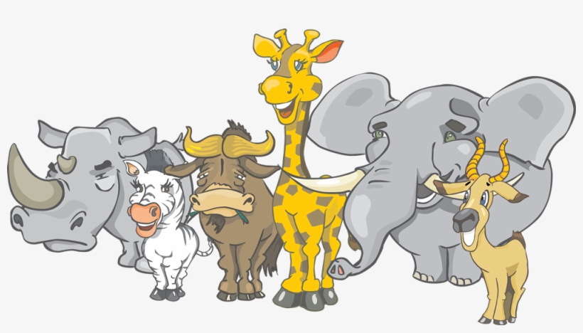 Free African Safari Animals Clip Art - Animal Wall Sticker - Jungle Wall Decal, transparent png