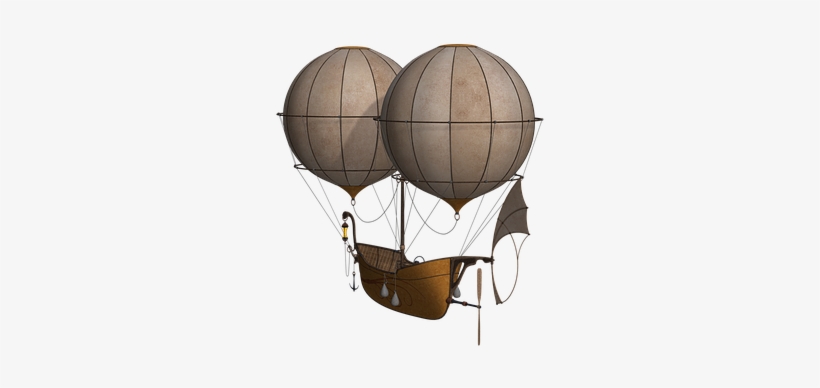 Hot Air Balloon Aircraft Balloon Airship F - Steampunk Hot Air Balloon Png, transparent png