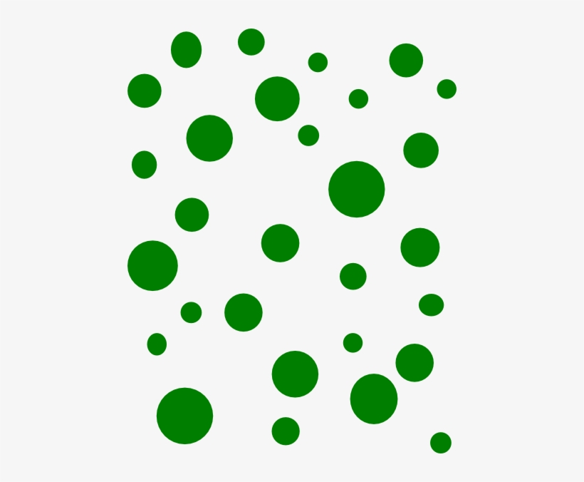 Small - Green Polka Dots Png, transparent png