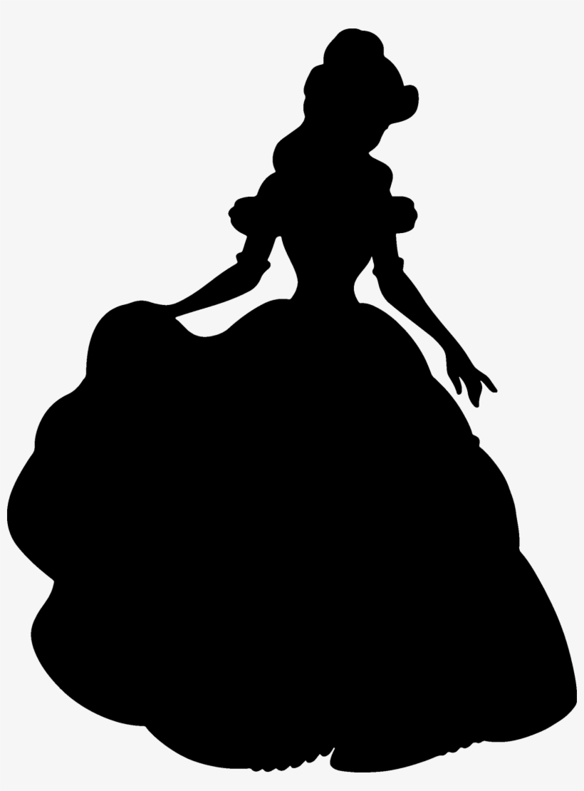 Silhouette Clipart Clipartfest Curio - Belle Silhouette, transparent png
