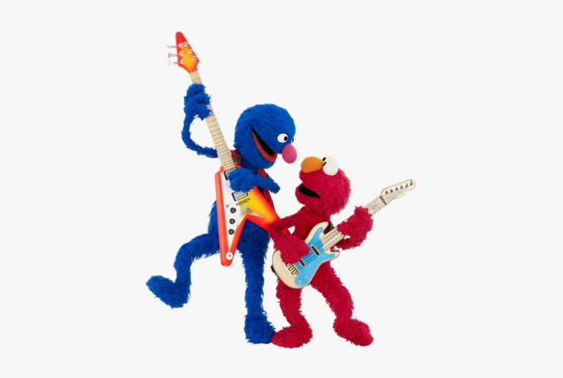 Elmo Represents A New Era Of Sesame Street, One He's - Grover Sesame Street Guitar, transparent png