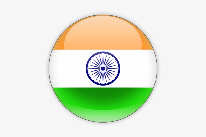 Download - Indian Flag In Circle, transparent png