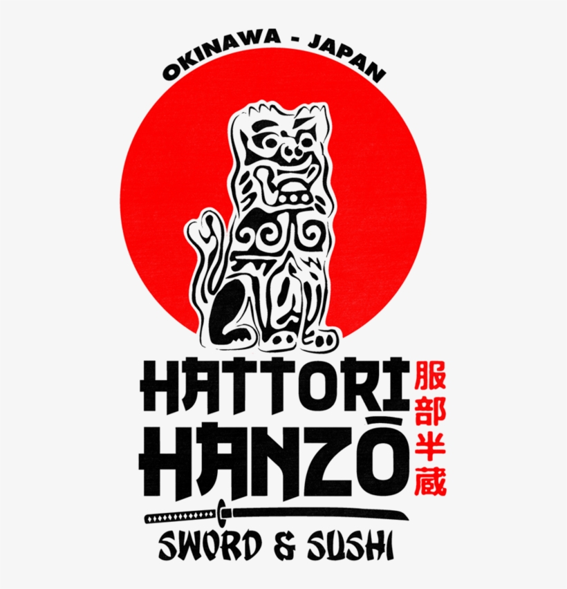 Hattori Hanzo Kill Bill Shirt Sword And Sushi, transparent png