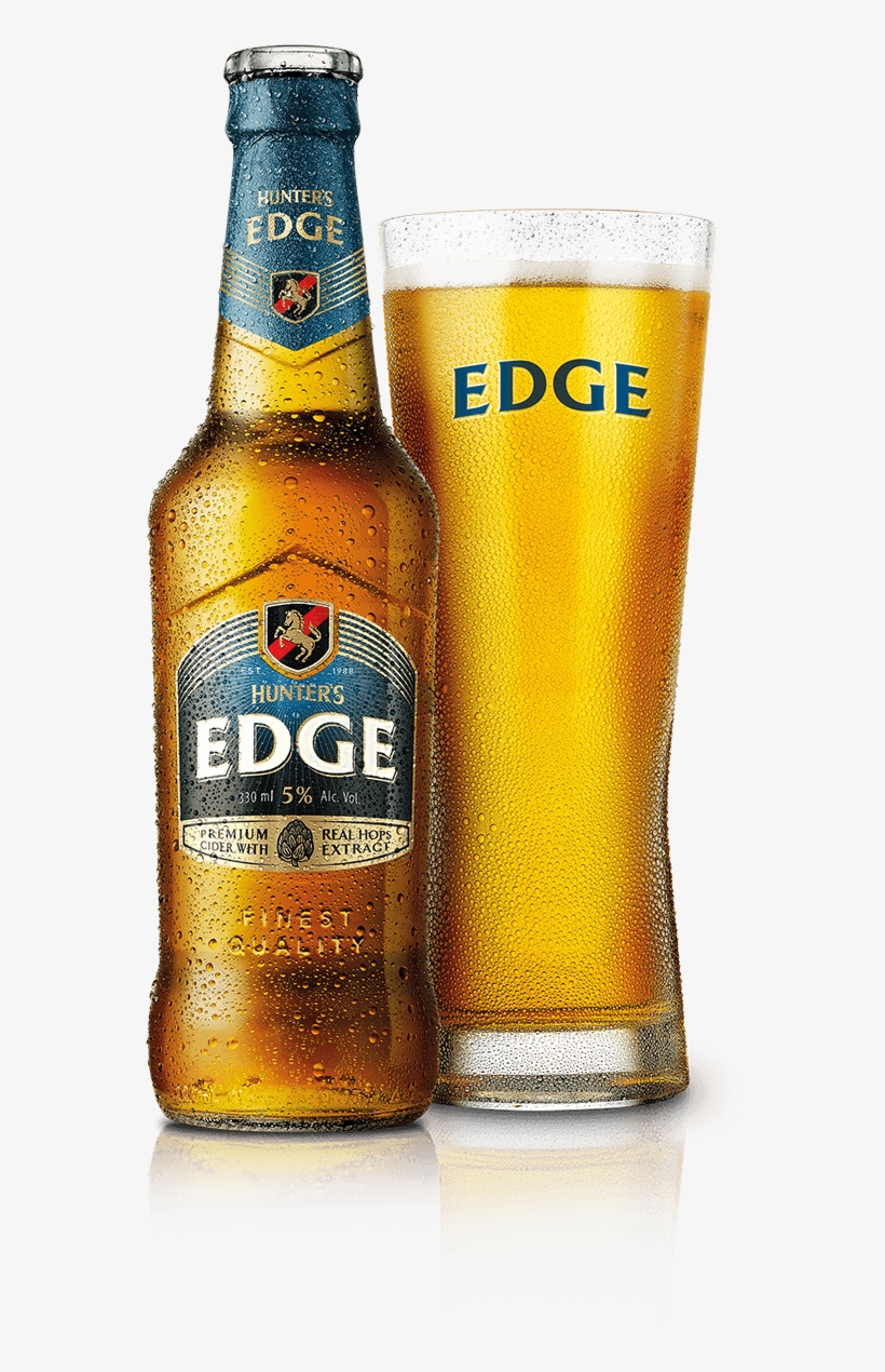 Hunter's Edge 330ml Bottle - Cider, transparent png