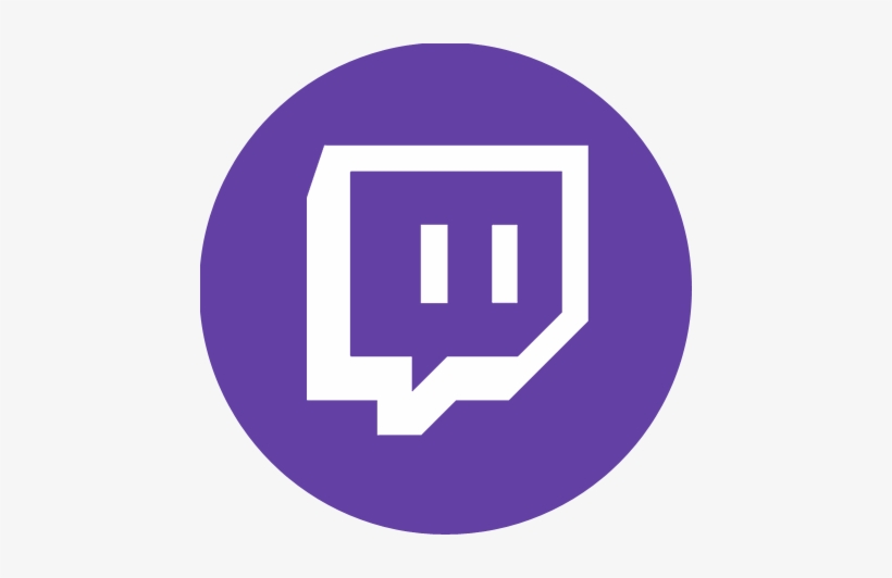 Vk Share Button - Twitch Logo Png Round, transparent png