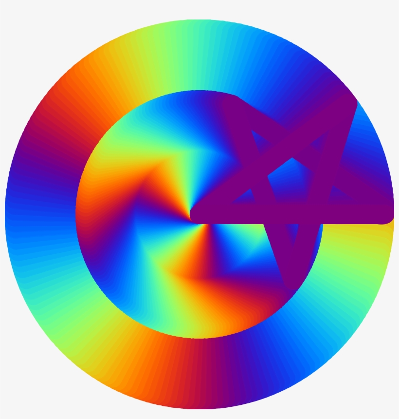 This Free Icons Png Design Of Psychedelic Pentagram, transparent png