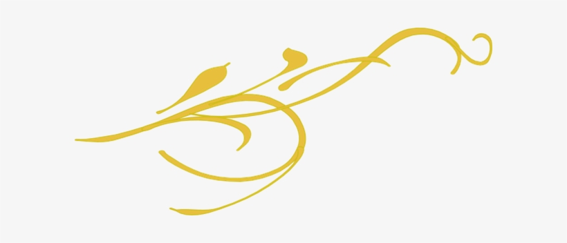 Golden Clipart Gold Filigree - Gold Flowers Clip Art, transparent png