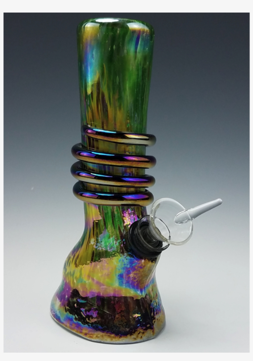 Iridescent Laid Back Bong With Glass Wrap By Mile High - Bong Wraps, transparent png
