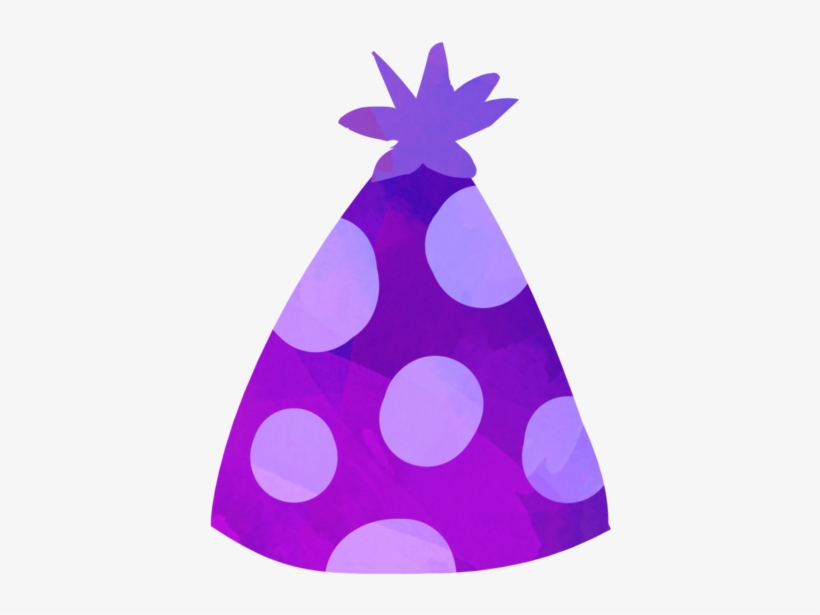 Party Purple Hat - Hat, transparent png