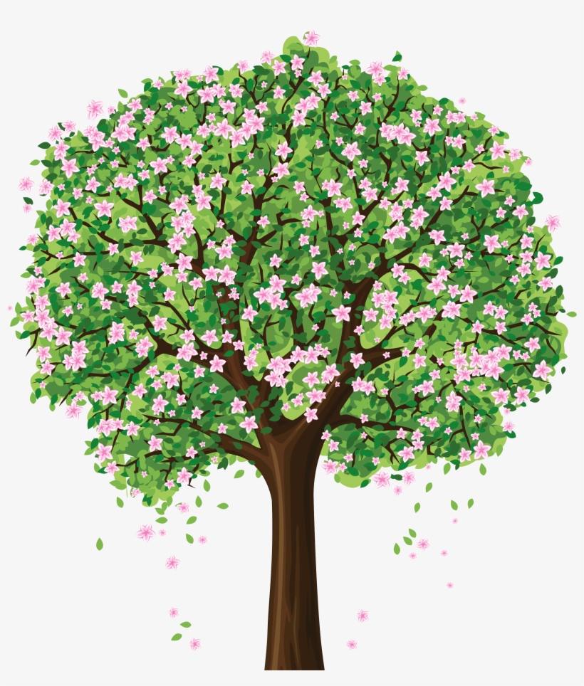 Spring Tree Clipart, transparent png