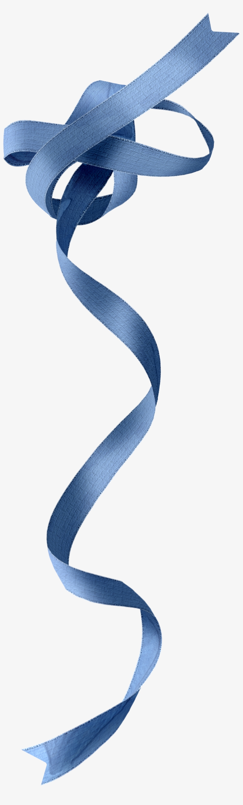 Blue Ribbon Png Image - Ribbon Pink And Curly Png, transparent png
