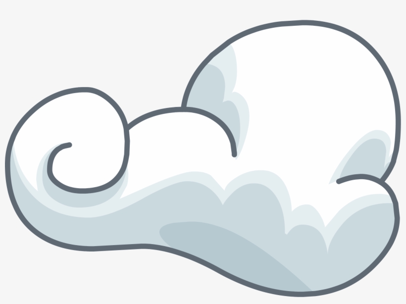 Wispy Clouds Icon - Wispy Cloud Clip Art, transparent png