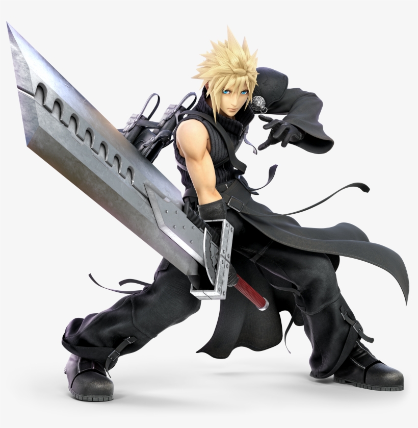 Ultimate Alternative Costumes/skins Character Renders - Super Smash Bros Ultimate Cloud Strife, transparent png