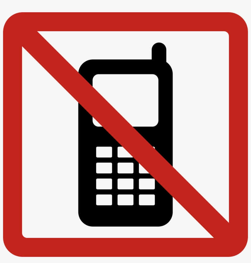 New Svg Image - No Mobile Phone Png, transparent png