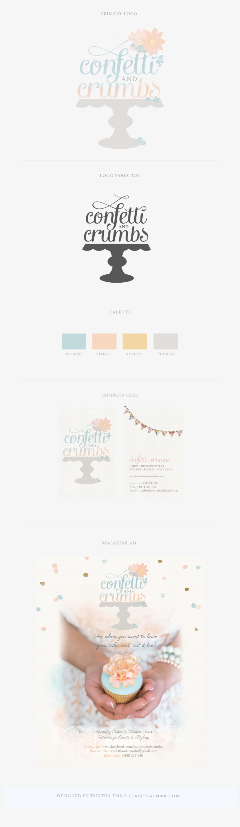 Confetti And Crumbs- Events And Desserts Business Logo - Style, transparent png