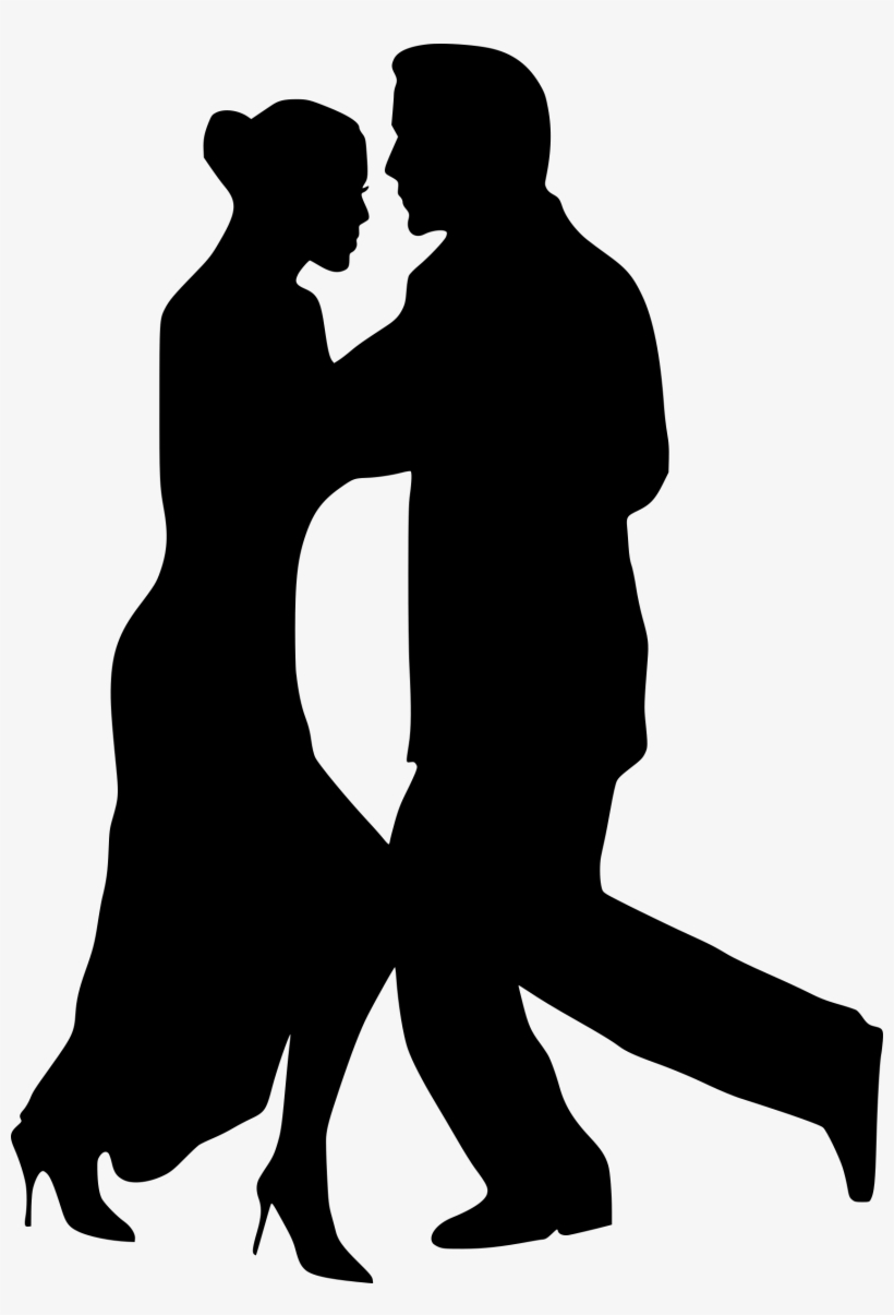 Jpg Royalty Free Black Couple Clipart - Couple Dancing Silhouette Transparent, transparent png
