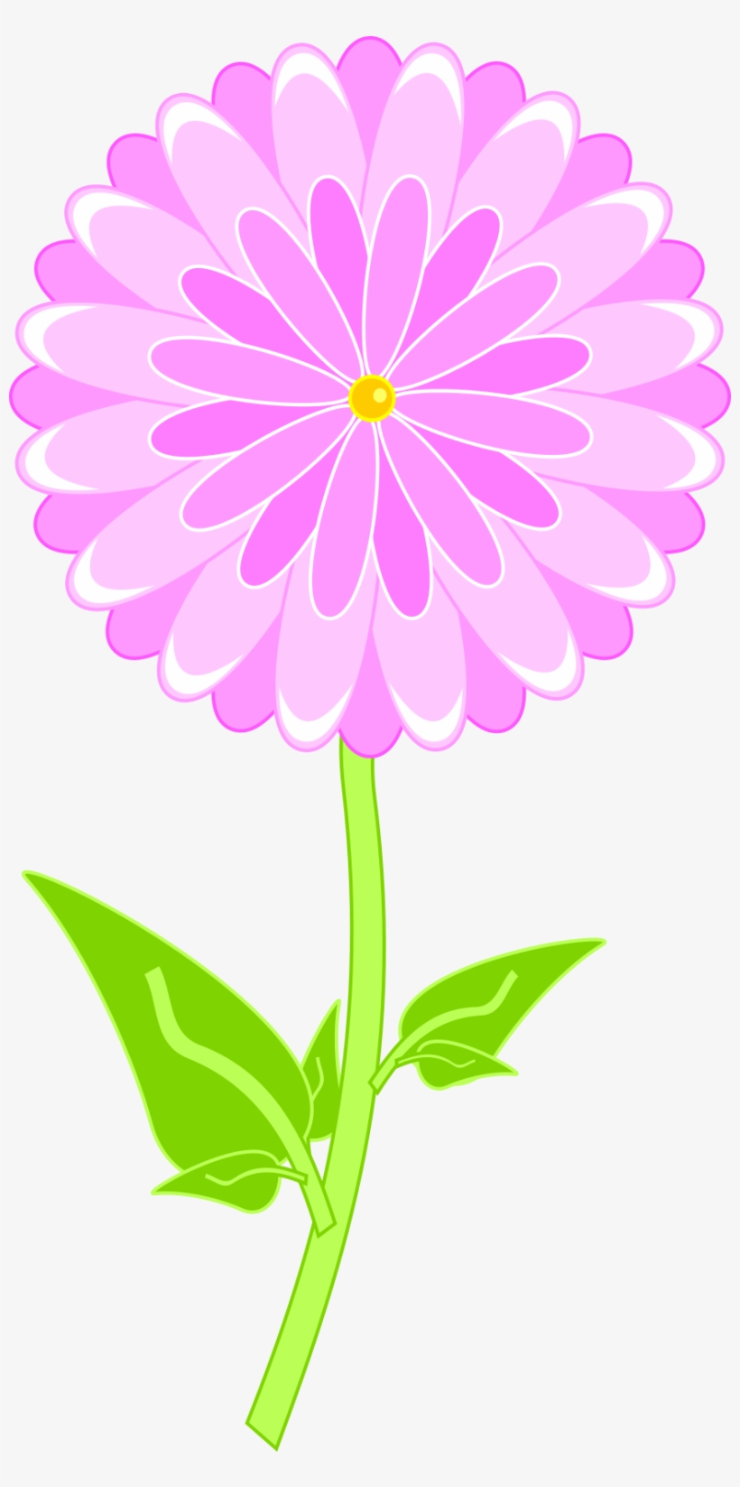 Pink Flower - Clip Art, transparent png