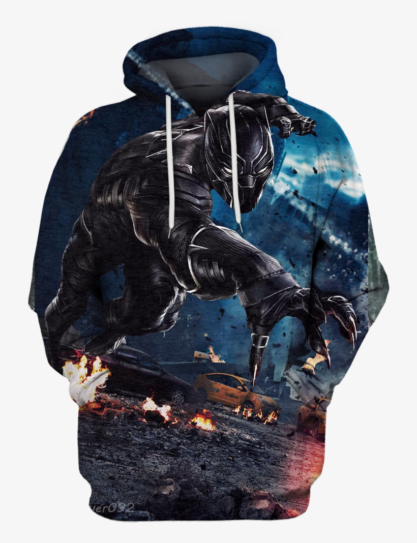 Black Panther Hoodie 3d - Final Fantasy Xv Game Poster Tifa Lockhart 24x18, transparent png