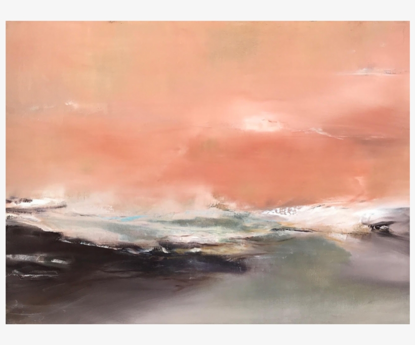 Coral And Sage - Watercolor Paint, transparent png