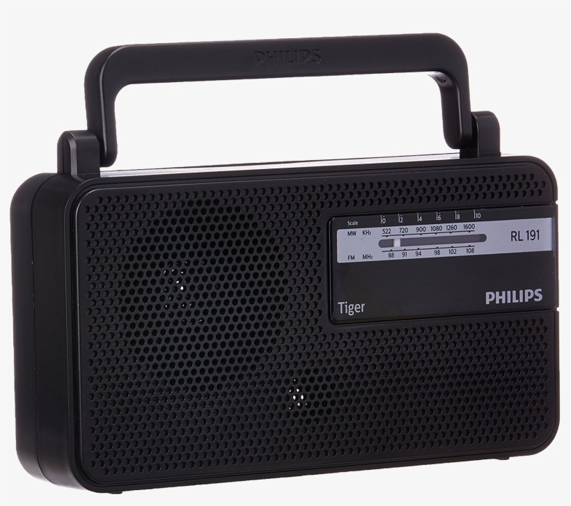 Old Radio Png High-quality Image - Philips Rl191 Fm Radio, transparent png