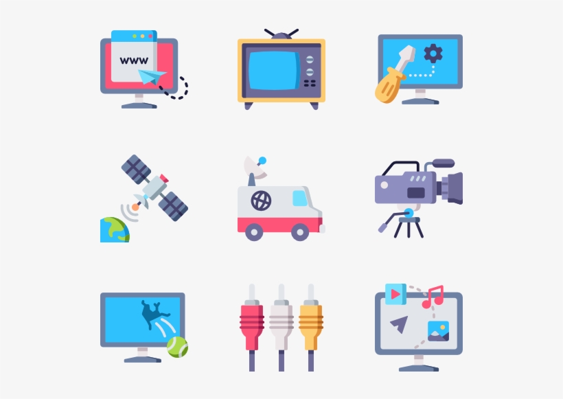 Television, transparent png