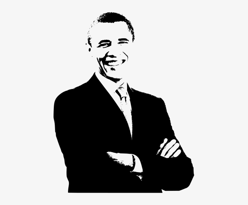 Barack Obama Print Clipart Png, transparent png