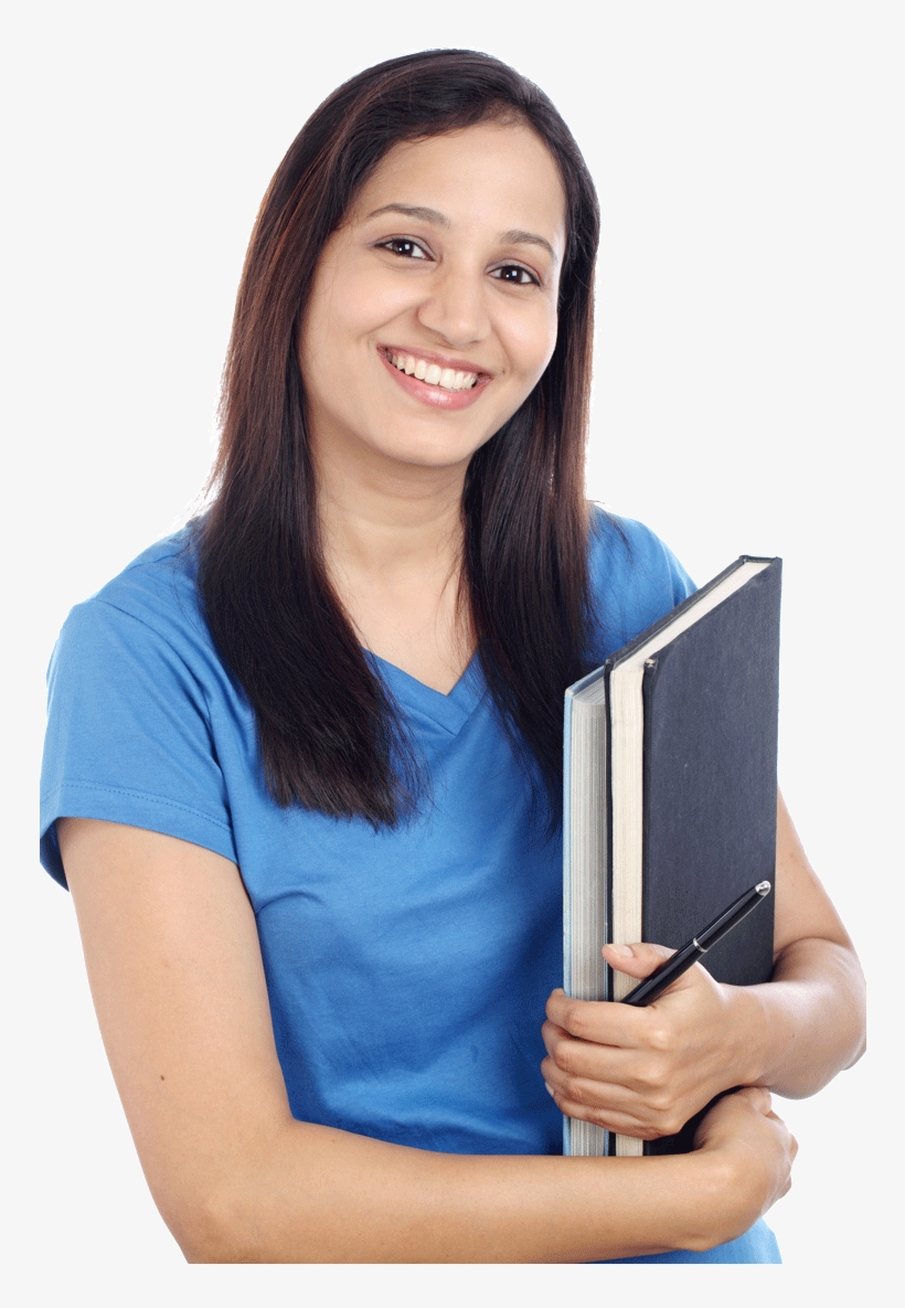Iiht Kalkaji Test Of English As A - Indian Student With Books Png, transparent png