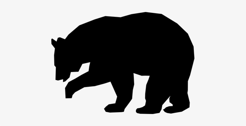 Polar Bear American Black Bear Paw Clip Art - Black Bear Silhouette Png, transparent png