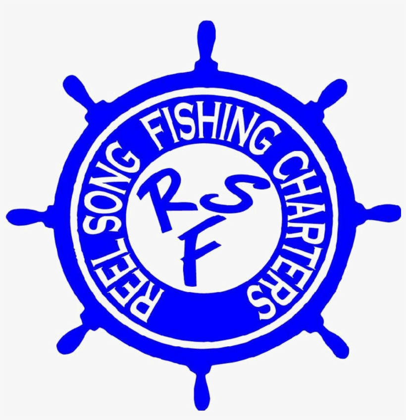 Reel Song Fishing Charters Logo Png Original Aol Logo - Pirate Ship Wheel Clipart, transparent png