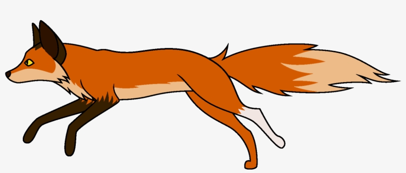 Fox Rp - Fox Running Clip Art, transparent png