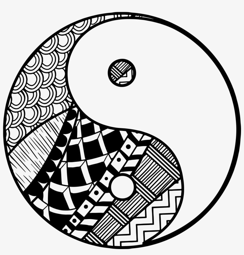 2000 X 2000 - Yin And Yang Png, transparent png
