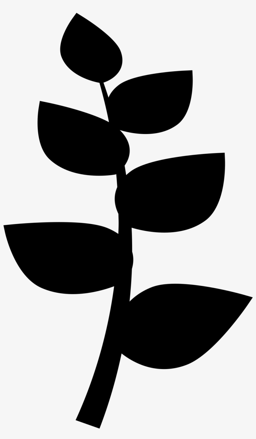 Open - Black Leaf Emoji, transparent png