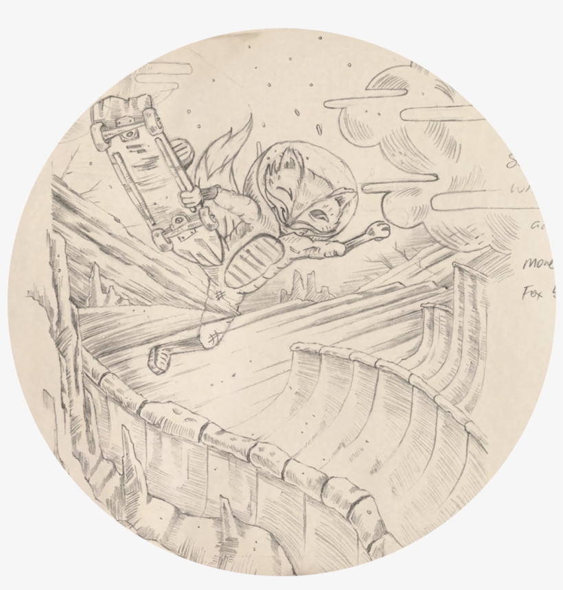 Initial Sketches - Circle, transparent png
