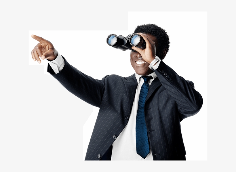 Your Call & Processing Partner - Man With Binoculars Png, transparent png