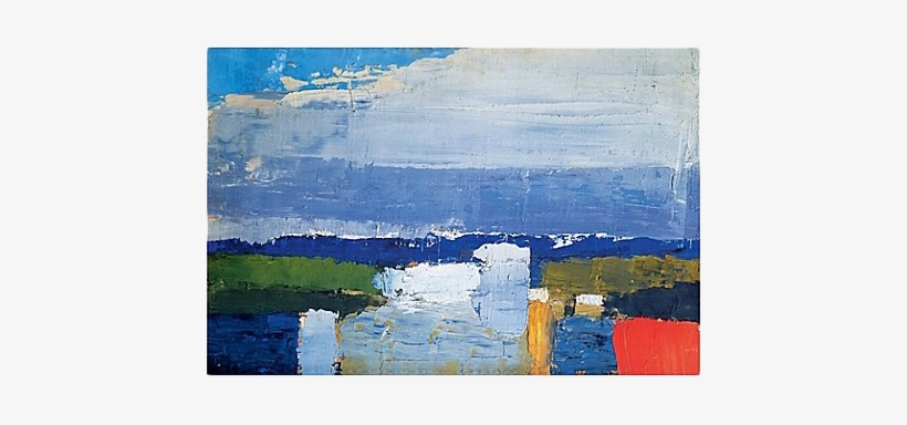 De Staël Noon Landscape Canvas Wall Art , 36" L X 24" - Nicolas De Stael Famous Paintings, transparent png