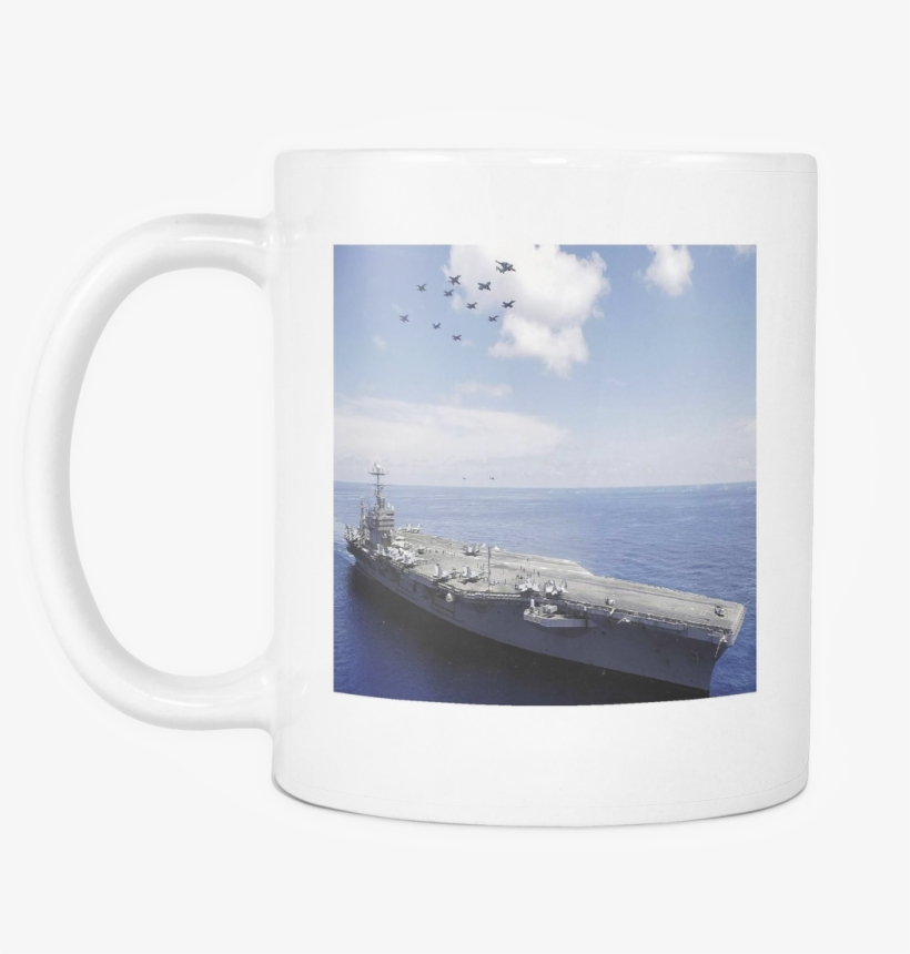 Uss Abraham Lincoln Aircraft Carrier Double Sided 11 - Mug, transparent png