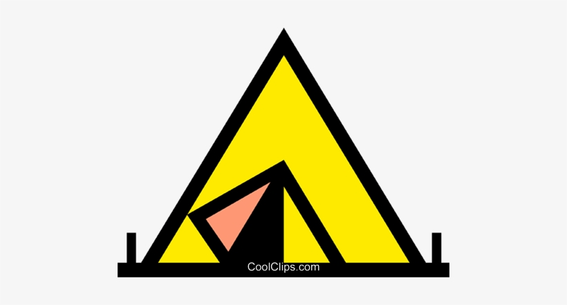 Teepee Royalty Free Vector Clip Art Illustration - Iso 7010 Warning, transparent png