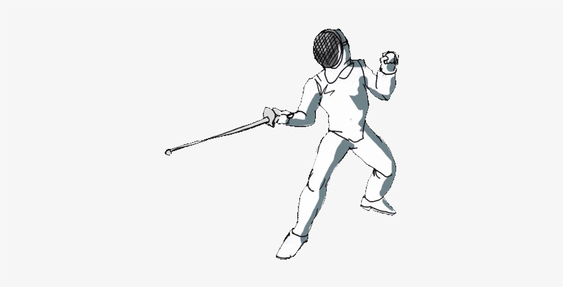 Gold Coast Fencing - Fencing Sport Cartoon Png, transparent png