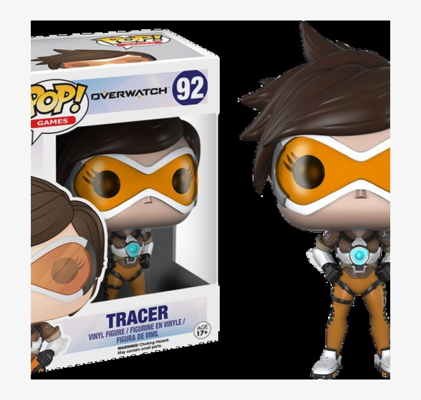 Games - Overwatch - Tracer - Pop Vinyl Figure Overwatch, transparent png
