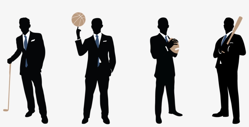Athlete Wealth Management - Silhouette, transparent png