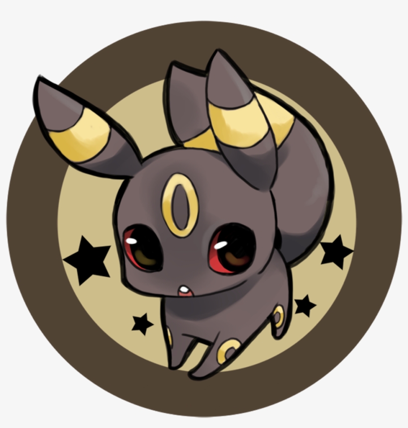 Cute Brown Star Eeveelution Freetoedit - Umbreon Kawaii, transparent png
