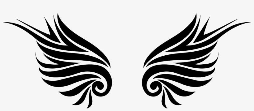 Flame Clipart Tribal - Tribal Wings Png, transparent png