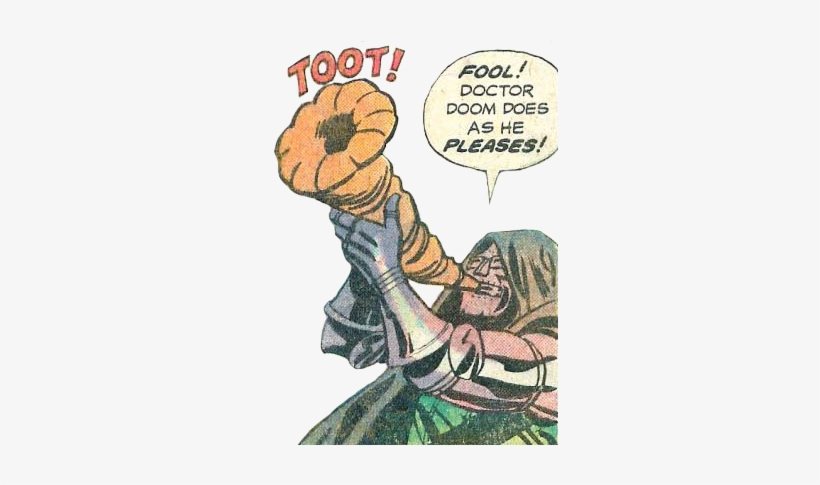 Since "slammed One Out, Happy Friday\ - Doctor Doom Toot, transparent png