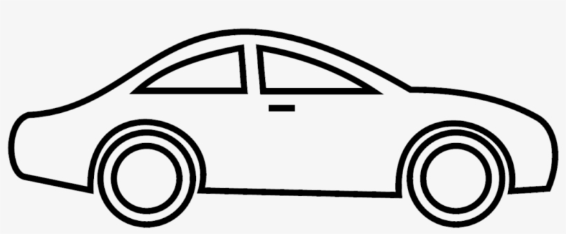 Flame Black And White Car Errortape Me - Black And White Car Clip Art, transparent png