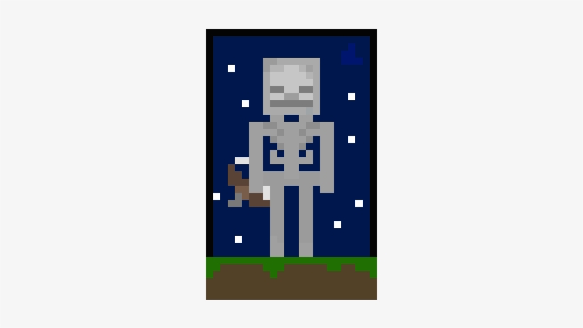 Minecraft Skeleton - Minecraft, transparent png