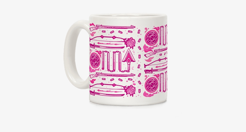 Madoka Magic Girl Weapons Pattern Coffee Mug - Madoka Magic Girl Weapons Pattern Tote Bag: Funny Tote, transparent png