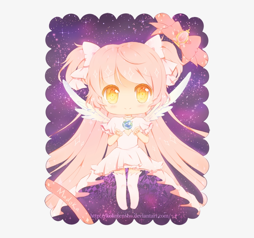This Took Me A Bit To Get Around And Actually Finish - Madoka Kaname Goddess Chibi, transparent png